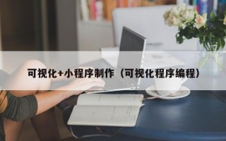 安岳可视化+小程序制作（可视化程序编程）
